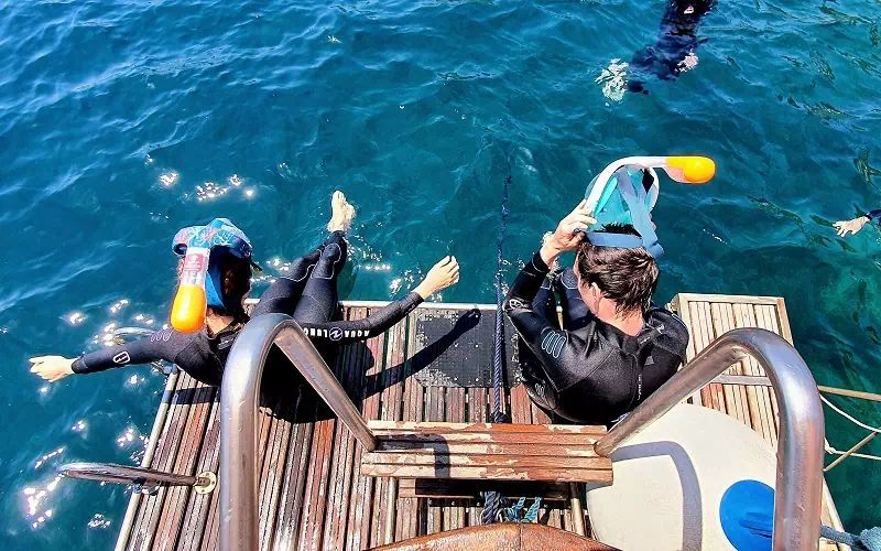Snorkeling a Isola Bella
